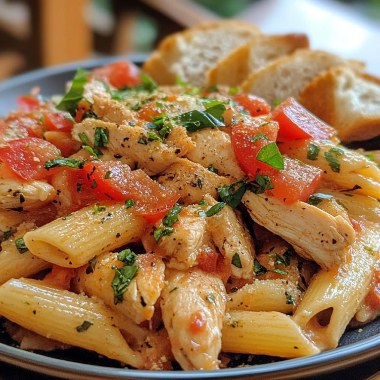 Easy and Quick Instant Pot Bruschetta Chicken Pasta